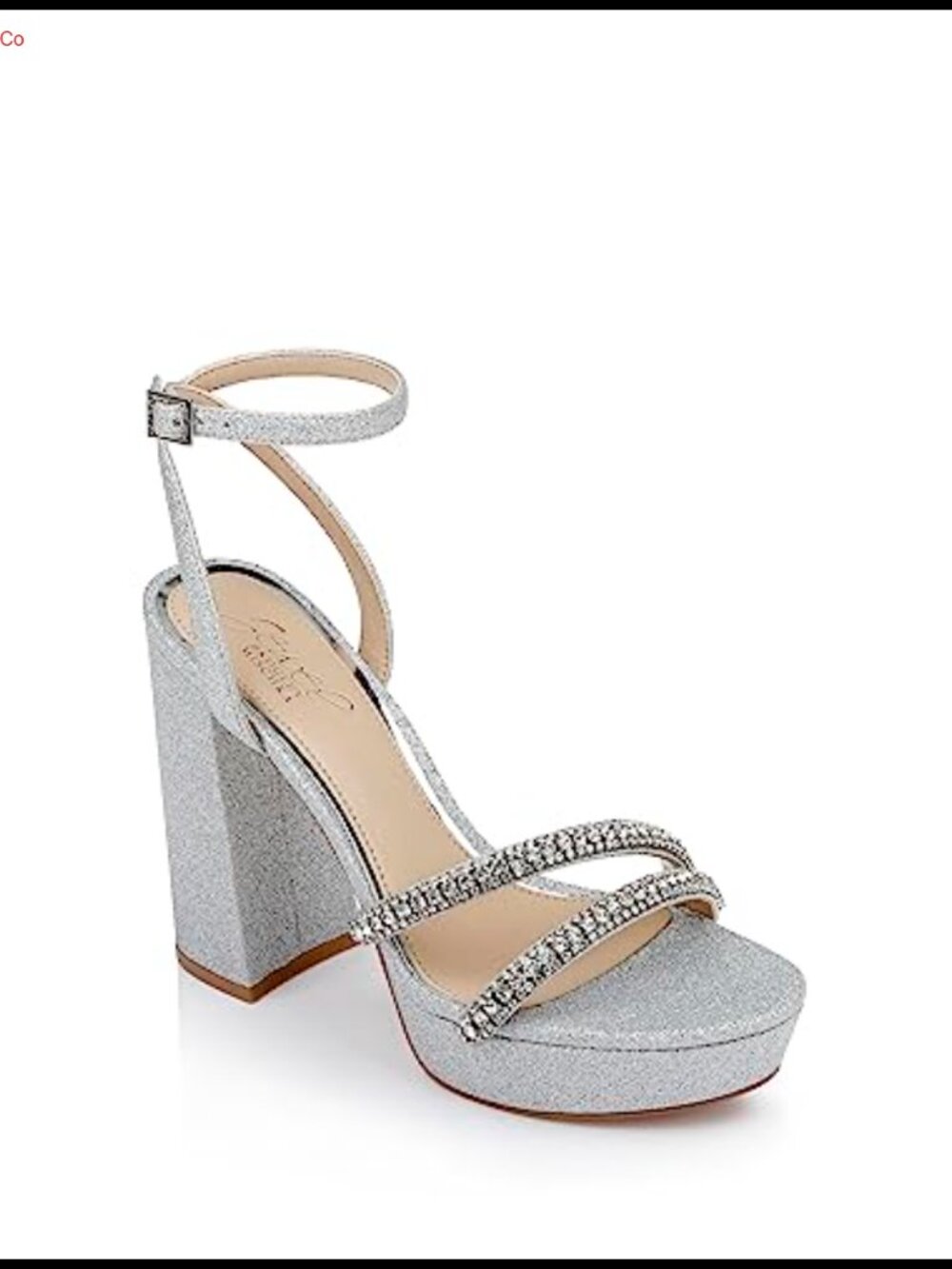 Jewel Badgley Mischka Women's Platform Block Heel Sandals
